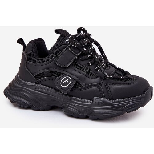 Boto Children's Platform Sneakers Black Hanomess Cene