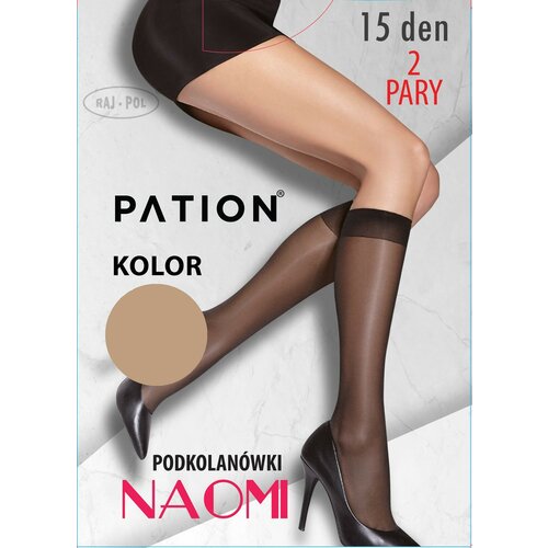 Raj-Pol Woman's Knee Socks Pation Naomi 15 DEN Slike