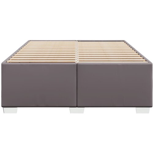  Okvir za krevet sivi 140x200 cm od umjetne kože Slike