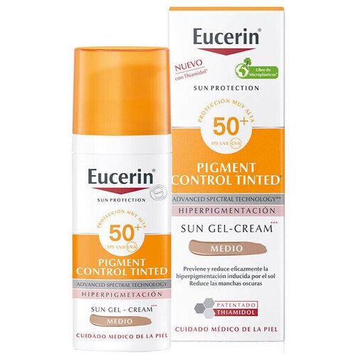 EUCERIN® Zaščita pred soncem Getönte Sonnenschutz-Gel-Creme Pigmentkontrolle LSF 50+ Cene