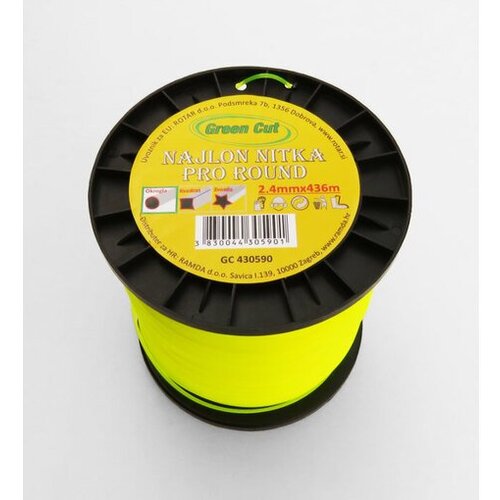 Green cut najlon nitka OKROGLA 2,4mmX436m RA 430590 Slike