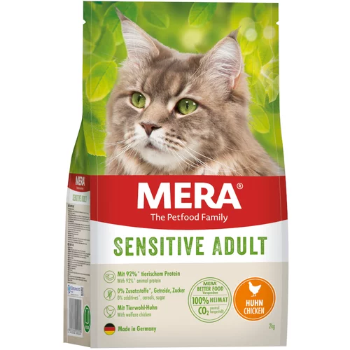 Mera Cats Sensitive Adult piščanec - Varčno pakiranje: 2 x 2 kg