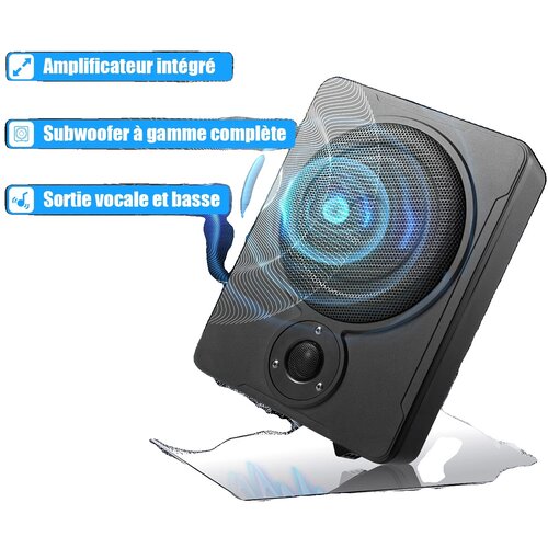 Bymaocar Pod sedežni subwoofer, 200W dejanske moči, 30-100Hz frekvenčni odziv, 8' premer zvočnika, 8', (5000156887) Cene