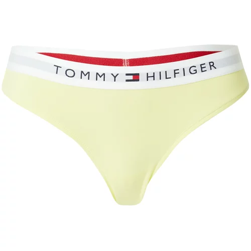 Tommy Hilfiger Underwear Tanga gaćice žuta / crvena / crna