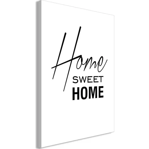  Slika - Black and White: Home Sweet Home (1 Part) Vertical 40x60