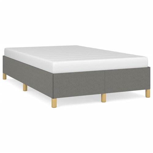 VidaXL Okvir kreveta tamnosivi 120 x 190 cm od tkanine Slike