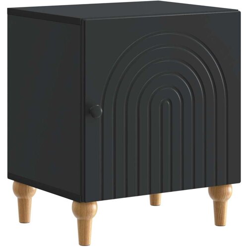  Noćni ormar Crna 43 x 34 5 x 50 cm Konstruirano drvo - Crna 1 Cene