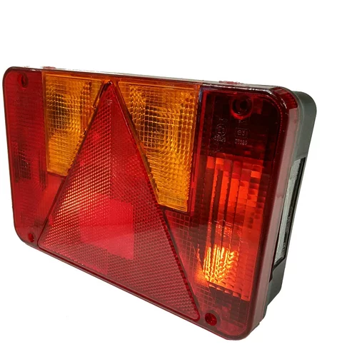  stražnje svjetlo za prikolicu lijevo (crvene boje, 22 x 14 cm)