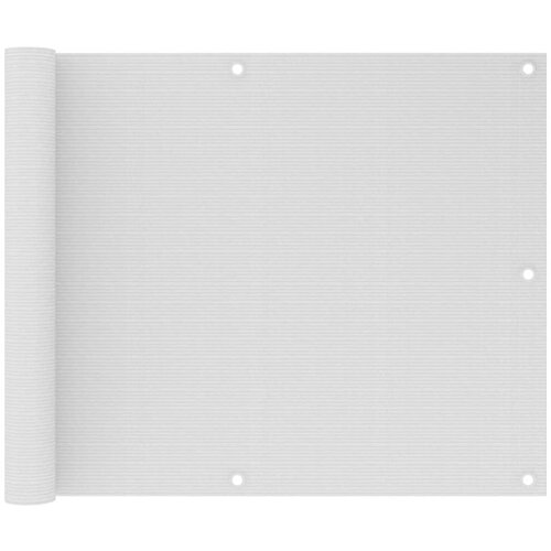 VidaXL balkonski zastor bijeli 75 x 300 cm HDPE Slike