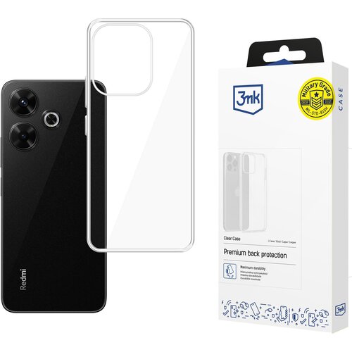 3mk PROZORNI OVITEK ZA REDMI 13 4G 5G PROZORNA ZAŠČITA TELEFONA, (5000299223) Cene