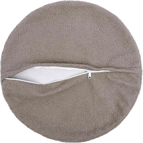 Presvlaka za jastuk 6 pcs HEERLEN Svjetlosiva &amp;Oslash; 60 cm Boucl&amp;eacute; Slike