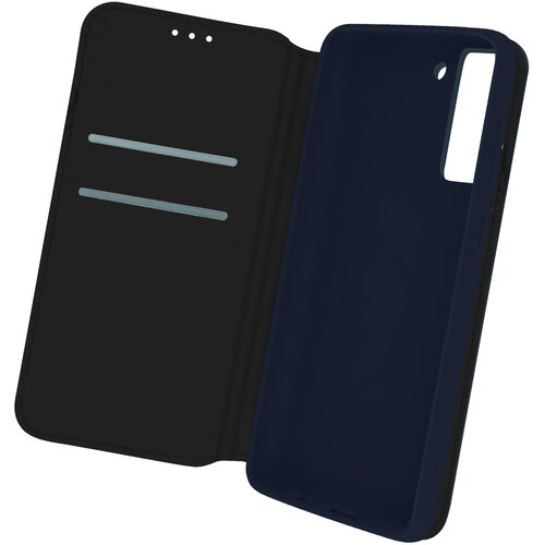 AVIZAR etui za samsung galaxy S21 fe, držalo za kartico in video, magnetni zavihek - polnocno modra, (20629976) Cene