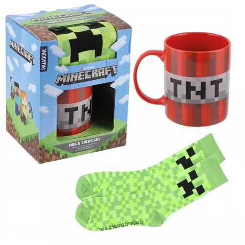 Paladone Minecraft Mug and Socks Slike