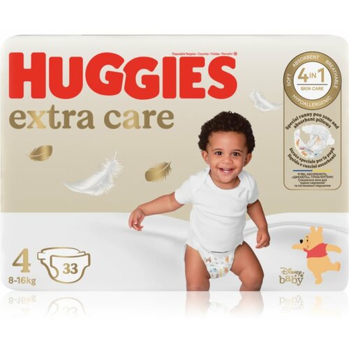 Huggies Extra Care Jumbo P33 Pelene za bebe 4, 8-16kg, 33 komada Cene