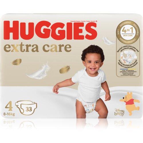 Huggies Extra Care Jumbo P33 Pelene za bebe 4, 8-16kg, 33 komada Cene