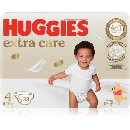 Huggies Extra Care Size 4 plenice za enkratno uporabo 8-16 kg 33 kos Cene