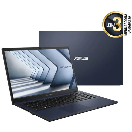 Asus prenosnik expertbook B1 B1502CVA-WB73C2X i7-1355U/16GB/SSD 512GB/15,6 FHD/W11Pro 3yr-NBD oss 90NX06X1-M03W30