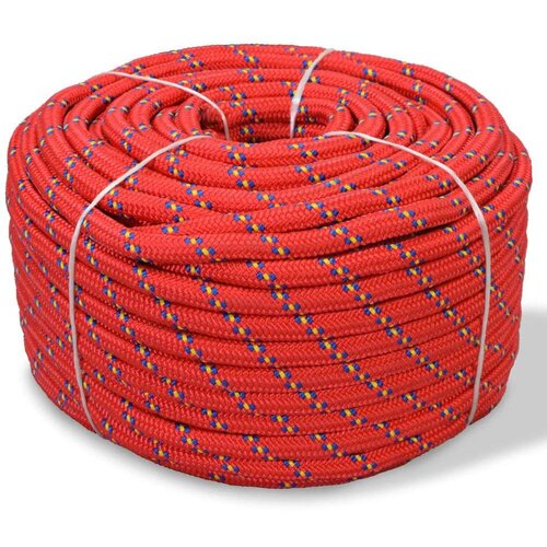 vidaXL Mornarska vrv polipropilen 14 mm 50 m rdeča Cene