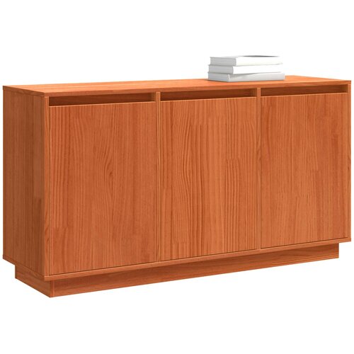  Kreveta Smeđi hrast 111 x 34 x 60 cm Čvrsto borovo drvo Slike