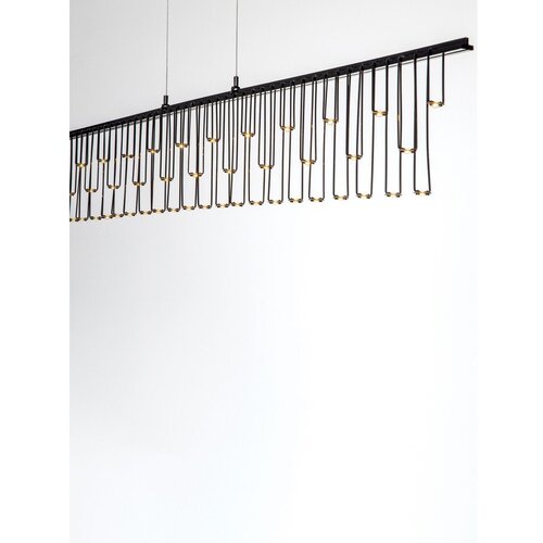 Nova Luce Aluminijasta LED zatemnitvena viseča svetilka v sijajno srebrni barvi Stellar &amp;ndash; Slike