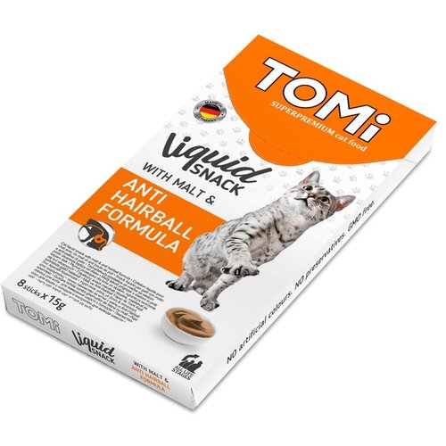 Tomi poslastice za mačke liquid snack malt-anti hairball 8x1 Cene
