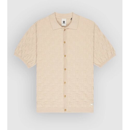 Element Sight Textured Knit Srajca oat milk Slike