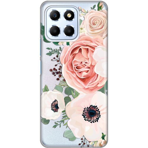  torbica silikonska print skin za honor X6 luxury pink flowers Cene