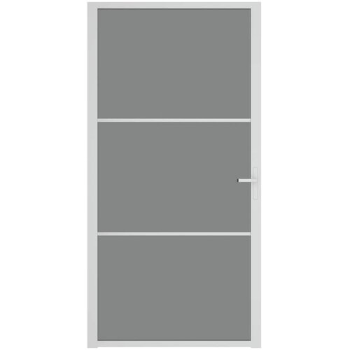  Unutarnja vrata 102,5x201,5 cm bijela od ESG stakla i aluminija Slike
