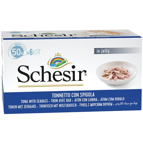 Schesir Small u želeu 6 x 50 g - Tuna s brancinom u želeu Cijene