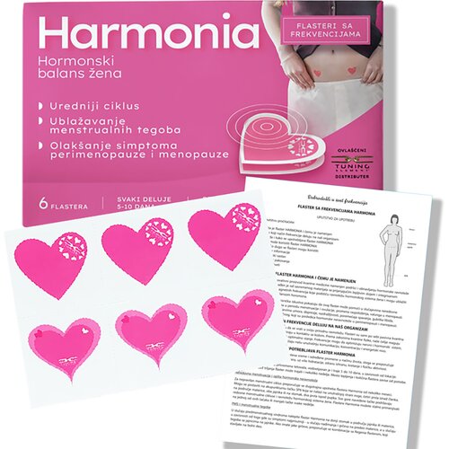 Resonova Care Harmonia flasteri sa frekvencijama za balans hormonskog sistema žena, 6 komada Slike