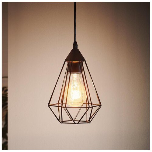 Eglo 94187 - Luster na sajli TARBES 1xE27/60W/230V Slike