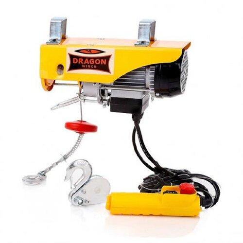Dragon električna dizalica - industrijsko vitlo DWI 125/250 kg, 230 V, čelična sajla 12m/6m Cijene