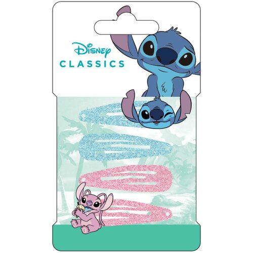 STITCH HAIR ACCESSORIES CLIPS 4 PIECES Slike