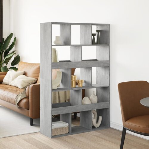 vidaXL Pregrada za prostor betonsko siva 100x33x156,5 cm inž. les Cene