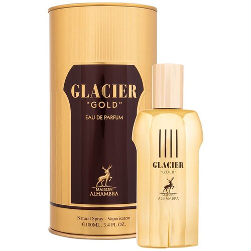Maison Alhambra Glacier Gold parfumska voda 100 ml po&amp;scaron;kodovana &amp;scaron;katla unisex Slike