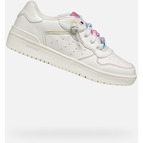 Geox White Girls Washiba Sneakers - Girls Slike