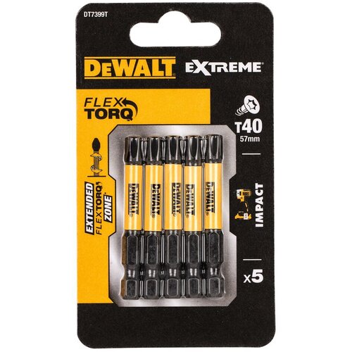 Dewalt Torx nastavak DT7399T, T40, 50mm, 5 komada Cene