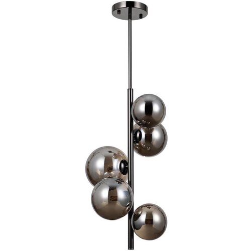 ITALUX PND-406007-V5A-BCR - Luster na &scaron;tapu CANELLO 5xG9/5W/230V crna Cene