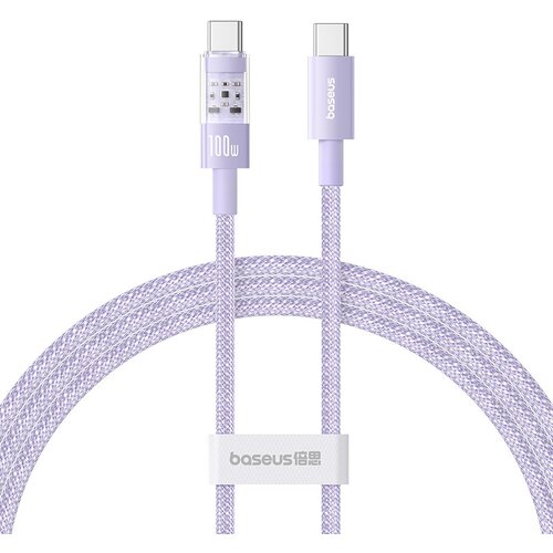 Baseus Gem USB C to USB C fast charging cable 1 m 100 W Purple Cijene