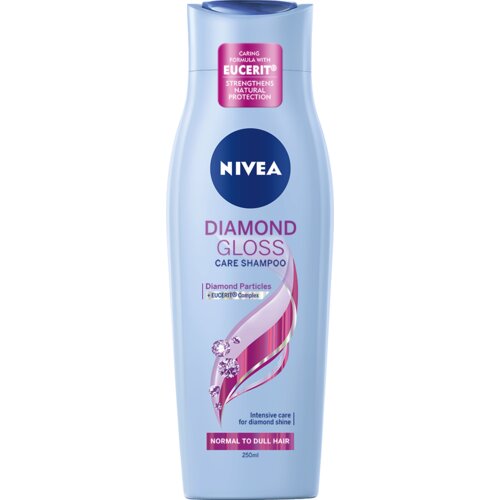 Nivea diamond gloss care šampon za dijamantski sjaj kose 250 ml Slike