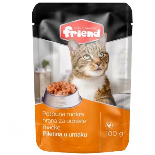 Friend Hrana za mačke sa piletinom u umaku 100g 102748 Cijene