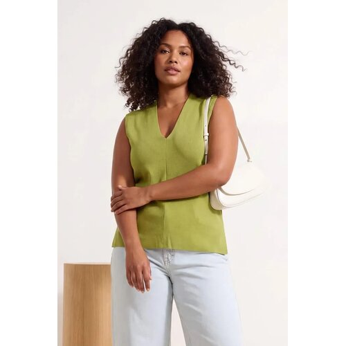 Trendyol ženska bluza Tbbss26Af00050, zelena Cene