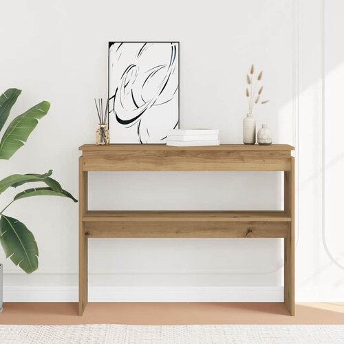  Konzolni stol Artisan hrast 102x30x80 cm izrađeno drvo Cene