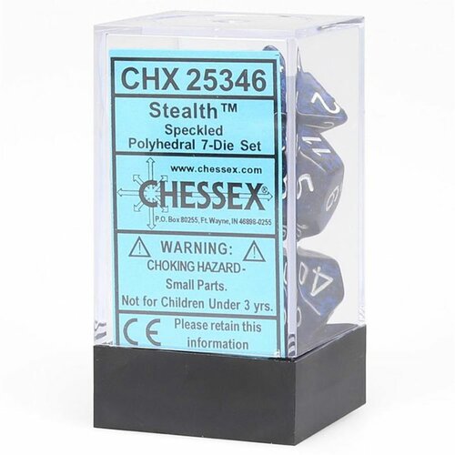 Chessex kockice - polyhedral - speckled - stealth (7) Slike
