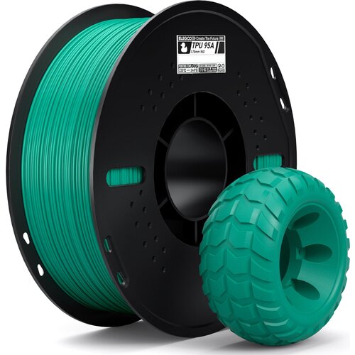 Elegoo TPU Green - 1,75 mm / 1000 g Cene