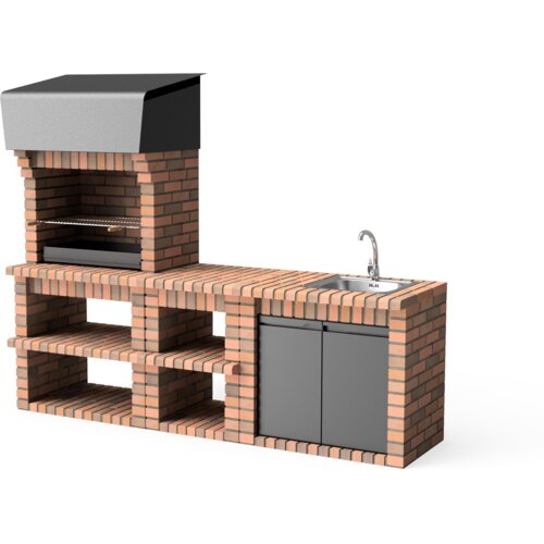 Movelar VOLTERRA + Modul - delovni pult + Modul - umivalnik s pipo - Terracota Cene
