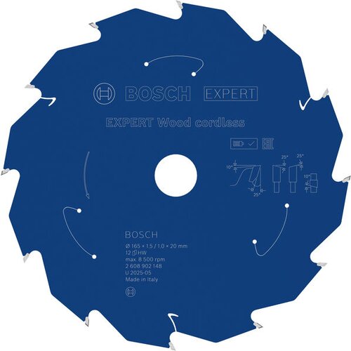 Bosch List testere za drvo Expert, 165mm, 12T Cene