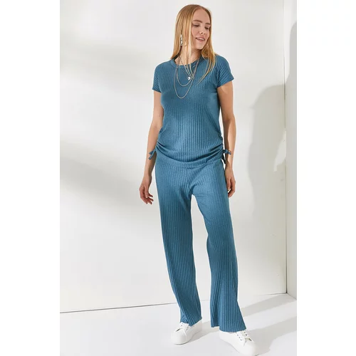 Olalook Two-Piece Set - Blue - Relaxed fit