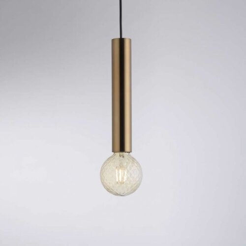 LEUCHTEN DIREKT 15618-60 - Luster na sajli BRUNA 3xE27/60W/230V mesing Slike