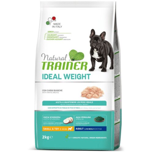 Natural trainer small & toy adult weight care belo meso - 800 g Slike